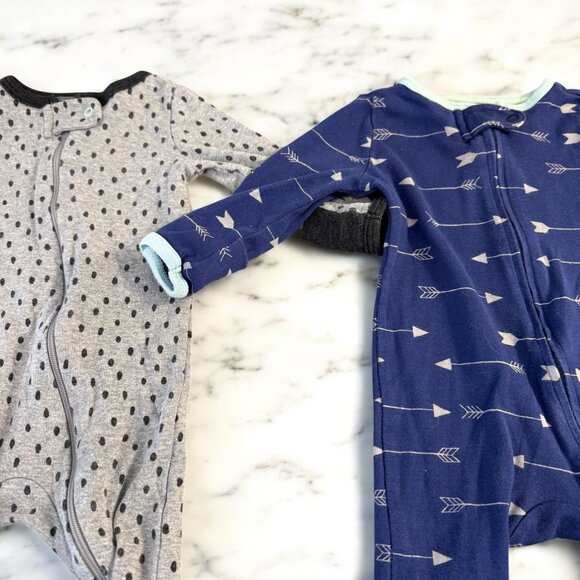 Baby Clothes Bundle Size 0-3 Months Footies Bodysuits Outfits Sets - Picture 14 of 15